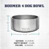 imageYETI Boomer 4 Stainless Steel NonSlip Dog Bowl Holds 32 OuncesCosmic Lilac