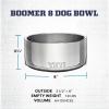 imageYETI Boomer 8 Stainless Steel NonSlip Dog Bowl Holds 64 OuncesAgave Teal
