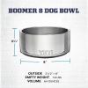 imageYETI Boomer 8 Stainless Steel NonSlip Dog Bowl Holds 64 OuncesBig Wave Blue