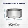 imageYETI Boomer 8 Stainless Steel NonSlip Dog Bowl Holds 64 OuncesCharcoal