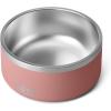 imageYETI Boomer 8 Stainless Steel NonSlip Dog Bowl Holds 64 OuncesSandstone Pink