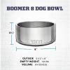 imageYETI Boomer 8 Stainless Steel NonSlip Dog Bowl Holds 64 OuncesStainless
