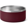 imageYETI Boomer 8 Stainless Steel NonSlip Dog Bowl Holds 64 OuncesWild Vine Red