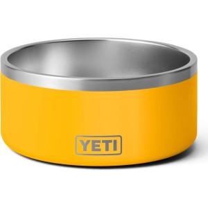 imageYETI Boomer 8 Stainless Steel NonSlip Dog Bowl Holds 64 OuncesAlpine Yellow