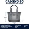 imageYETI Camino 50 Carryall with Internal Dividers AllPurpose Utility Boat and Beach Tote Bag Durable WaterproofBlack