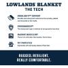 imageYETI Lowlands Blanket MultiUse Blanket with Travel BagCanopy Green