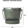 imageYETI BeverageIce Bucket Holds 6 Longnecks or 3 Bottles of WineCamp Green