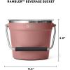 imageYETI BeverageIce Bucket Holds 6 Longnecks or 3 Bottles of WineSandstone Pink