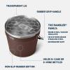 imageYETI BeverageIce Bucket Holds 6 Longnecks or 3 Bottles of WineWetlands Brown