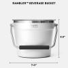 imageYETI BeverageIce Bucket Holds 6 Longnecks or 3 Bottles of WineWhite