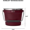 imageYETI BeverageIce Bucket Holds 6 Longnecks or 3 Bottles of WineWild Vine Red