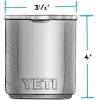 imageYETI Rambler 10 oz Stackable Lowball 20 Vacuum Insulated Stainless Steel with MagSlider LidKey Lime
