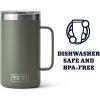 imageYETI Rambler 24 oz Mug Vacuum Insulated Stainless Steel with MagSlider LidCamp Green