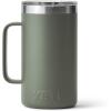 imageYETI Rambler 24 oz Mug Vacuum Insulated Stainless Steel with MagSlider LidCamp Green