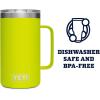 imageYETI Rambler 24 oz Mug Vacuum Insulated Stainless Steel with MagSlider LidChartreuse