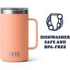 imageYETI Rambler 24 oz Mug Vacuum Insulated Stainless Steel with MagSlider LidLowcountry Peach