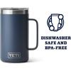 imageYETI Rambler 24 oz Mug Vacuum Insulated Stainless Steel with MagSlider LidNavy