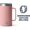 imageYETI Rambler 24 oz Mug Vacuum Insulated Stainless Steel with MagSlider LidSandstone Pink