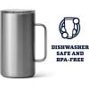 imageYETI Rambler 24 oz Mug Vacuum Insulated Stainless Steel with MagSlider LidStainless