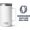 imageYETI Rambler 24 oz Mug Vacuum Insulated Stainless Steel with MagSlider LidWhite