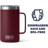 imageYETI Rambler 24 oz Mug Vacuum Insulated Stainless Steel with MagSlider LidWild Vine Red