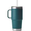 imageYETI Rambler Tumbler with Handle and Straw Lid Vacuum Insulated Travel Mug Stainless SteelAgave Teal