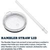 imageYETI Rambler Tumbler with Handle and Straw Lid Vacuum Insulated Travel Mug Stainless SteelBig Wave Blue