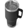 imageYETI Rambler Tumbler with Handle and Straw Lid Vacuum Insulated Travel Mug Stainless SteelBlack