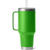 imageYETI Rambler Tumbler with Handle and Straw Lid Vacuum Insulated Travel Mug Stainless SteelCanopy Green