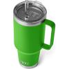imageYETI Rambler Tumbler with Handle and Straw Lid Vacuum Insulated Travel Mug Stainless SteelCanopy Green