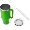 imageYETI Rambler Tumbler with Handle and Straw Lid Vacuum Insulated Travel Mug Stainless SteelCanopy Green