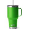 imageYETI Rambler Tumbler with Handle and Straw Lid Vacuum Insulated Travel Mug Stainless SteelCanopy Green