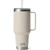 imageYETI Rambler Tumbler with Handle and Straw Lid Vacuum Insulated Travel Mug Stainless SteelCape Taupe