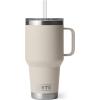 imageYETI Rambler Tumbler with Handle and Straw Lid Vacuum Insulated Travel Mug Stainless SteelCape Taupe