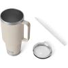 imageYETI Rambler Tumbler with Handle and Straw Lid Vacuum Insulated Travel Mug Stainless SteelCape Taupe