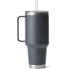 imageYETI Rambler Tumbler with Handle and Straw Lid Vacuum Insulated Travel Mug Stainless SteelCharcoal