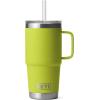 imageYETI Rambler Tumbler with Handle and Straw Lid Vacuum Insulated Travel Mug Stainless SteelChartreuse