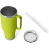 imageYETI Rambler Tumbler with Handle and Straw Lid Vacuum Insulated Travel Mug Stainless SteelChartreuse
