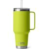 imageYETI Rambler Tumbler with Handle and Straw Lid Vacuum Insulated Travel Mug Stainless SteelChartreuse