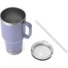 imageYETI Rambler Tumbler with Handle and Straw Lid Vacuum Insulated Travel Mug Stainless SteelCosmic Lilac