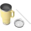 imageYETI Rambler Tumbler with Handle and Straw Lid Vacuum Insulated Travel Mug Stainless SteelDaybreak Yellow