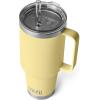 imageYETI Rambler Tumbler with Handle and Straw Lid Vacuum Insulated Travel Mug Stainless SteelDaybreak Yellow