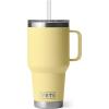 imageYETI Rambler Tumbler with Handle and Straw Lid Vacuum Insulated Travel Mug Stainless SteelDaybreak Yellow