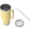 imageYETI Rambler Tumbler with Handle and Straw Lid Vacuum Insulated Travel Mug Stainless SteelDaybreak Yellow