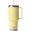 imageYETI Rambler Tumbler with Handle and Straw Lid Vacuum Insulated Travel Mug Stainless SteelDaybreak Yellow