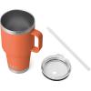 imageYETI Rambler Tumbler with Handle and Straw Lid Vacuum Insulated Travel Mug Stainless SteelHigh Desert Clay