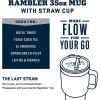 imageYETI Rambler Tumbler with Handle and Straw Lid Vacuum Insulated Travel Mug Stainless SteelHigh Desert Clay