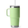 imageYETI Rambler Tumbler with Handle and Straw Lid Vacuum Insulated Travel Mug Stainless SteelKey Lime