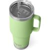 imageYETI Rambler Tumbler with Handle and Straw Lid Vacuum Insulated Travel Mug Stainless SteelKey Lime