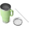 imageYETI Rambler Tumbler with Handle and Straw Lid Vacuum Insulated Travel Mug Stainless SteelKey Lime
